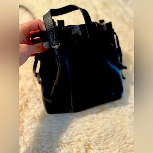 Madewell The Small Transport Crossbody Black Leather